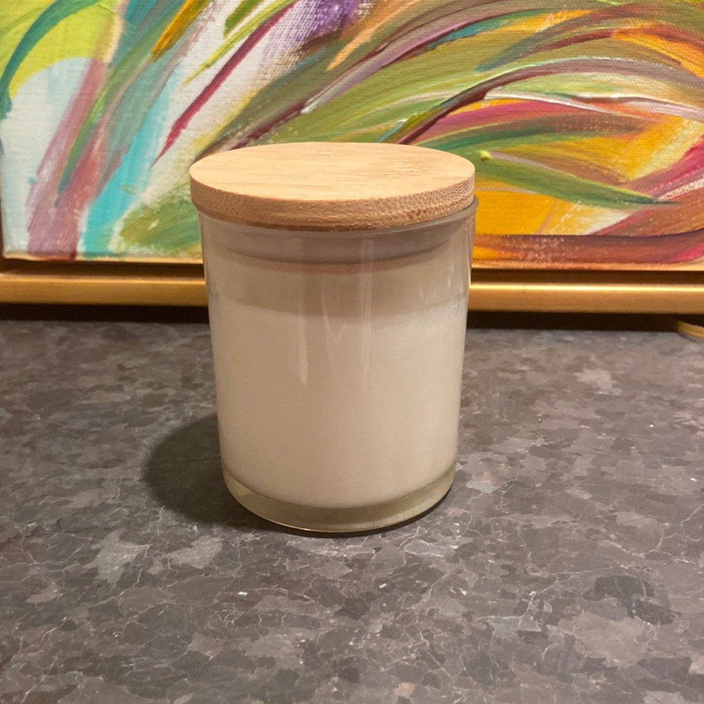 homemade vanilla candles